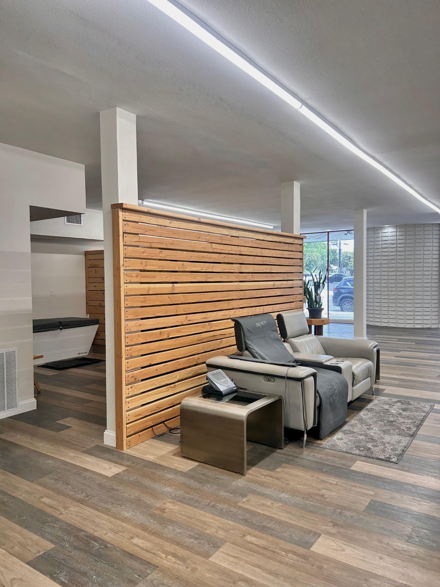 BEMER therapy recliner in The Lotus Zone lounge